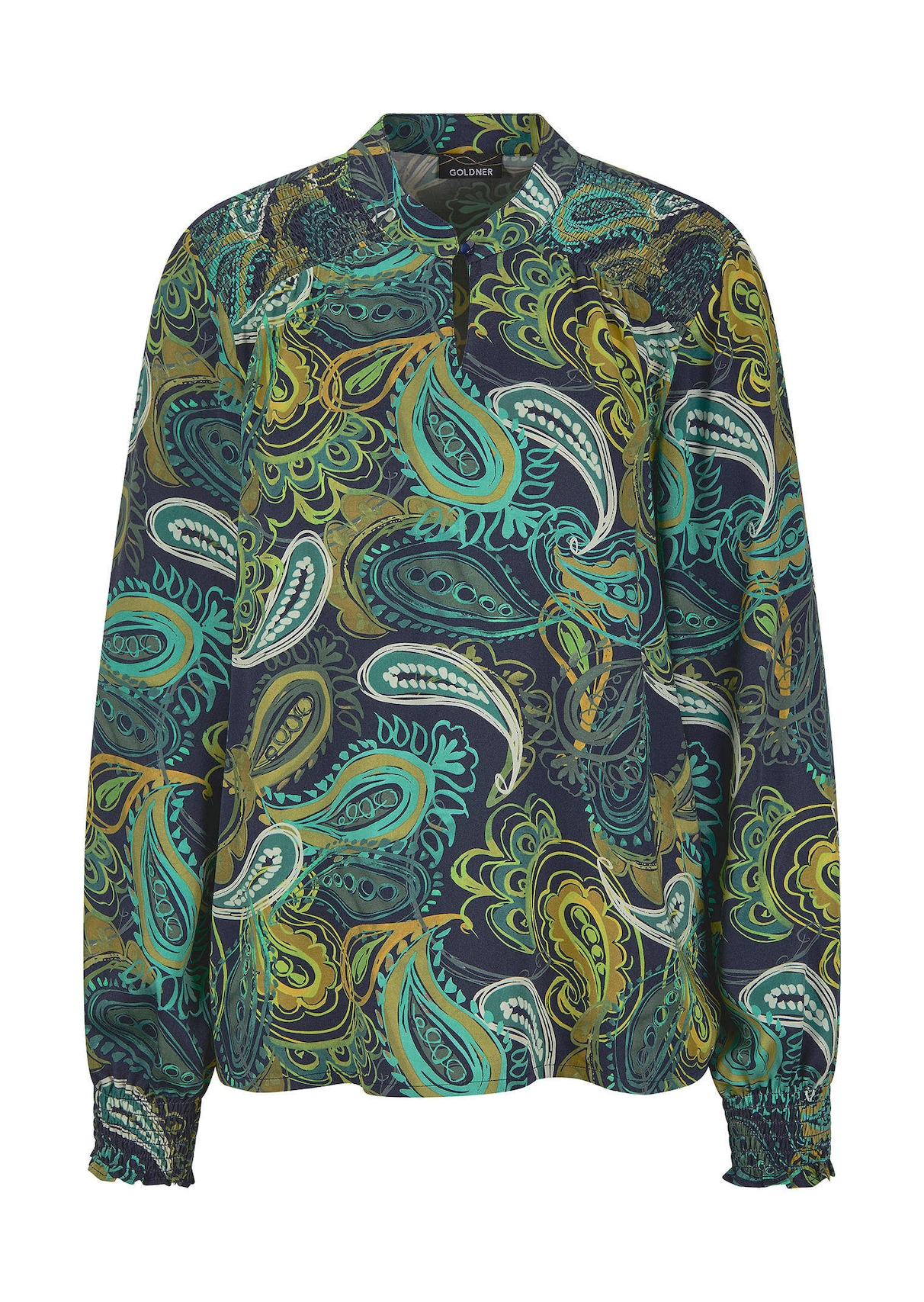 Pusero kauniisti laskeutuvaa viskoosisatiinia