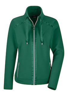 Veste sweat avec liens en satin thumbnail 4