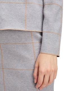 Rollkragenpullover mit Karomuster thumbnail 5