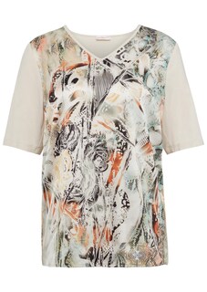 Elégante blouse imprimée en confortable mélange de matières thumbnail 2