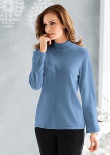 Unkomplizierter Stehbundpullover thumbnail 5