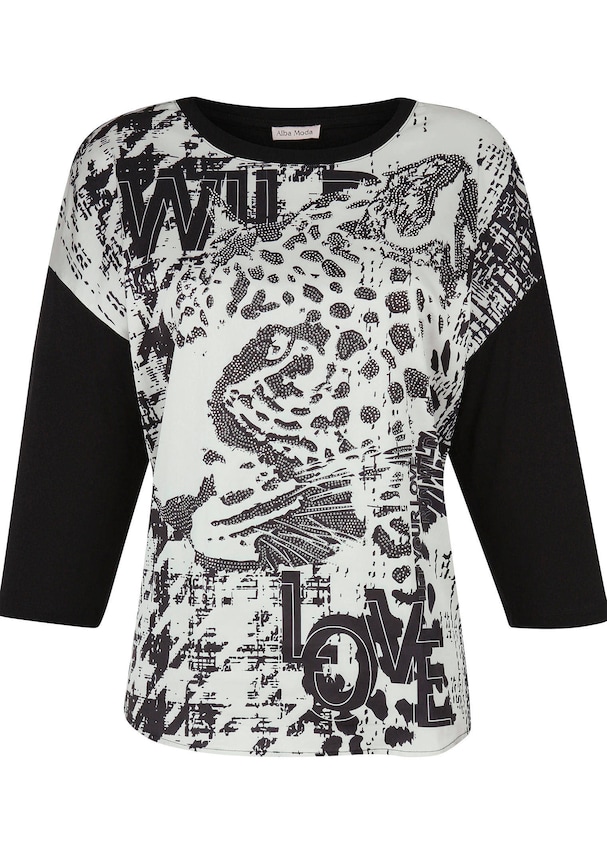Shirt mit platziertem Druck 5