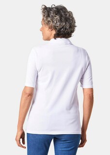 Pikee-Poloshirt mit Glitzersteinchen thumbnail 3