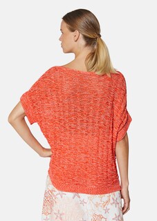 Ribbon yarn jumper with bicolour effect thumbnail 3