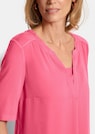Comfortabel blouseshirt van chiffon en jersey thumbnail 5