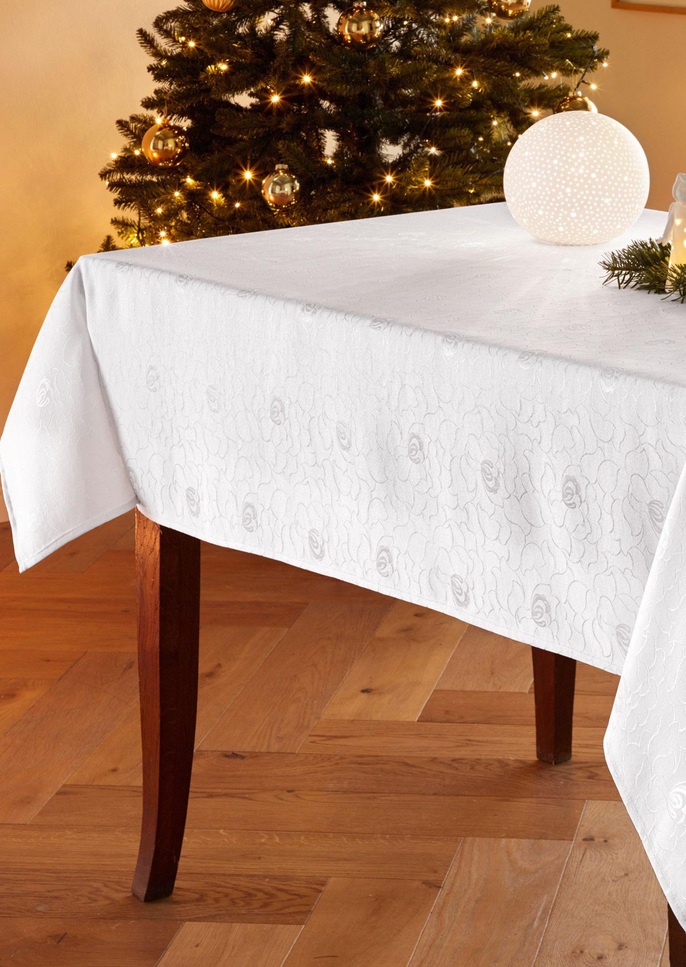 Nappe - blanc - Gr. Ø 160 cm de Goldner Fashion