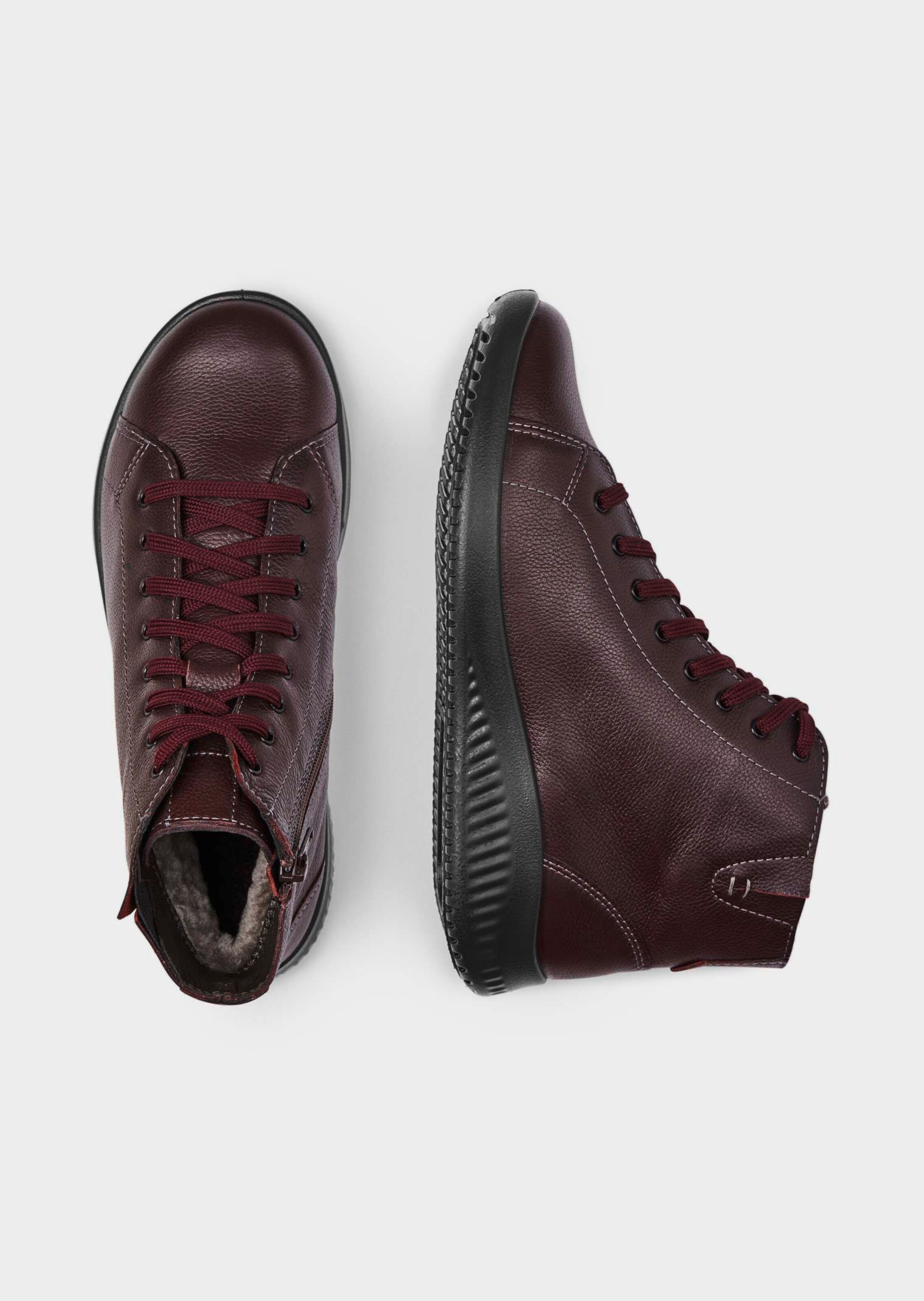 Chaussures avec zip de fermeture - bordeaux - Gr. 38 de Goldner Fashion