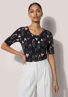 Shirt korte mouwen met schoenenprint thumbnail 1