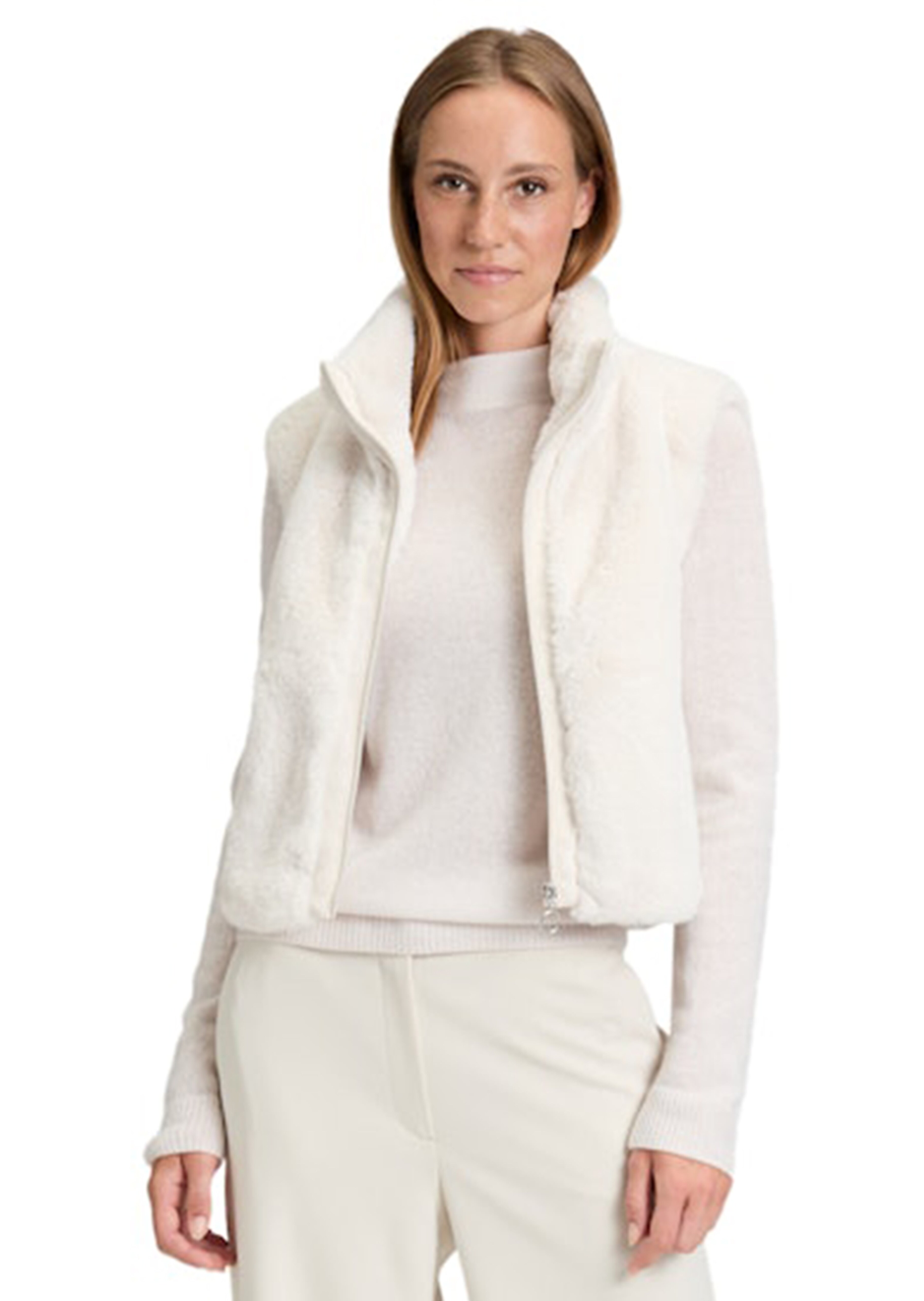 Flauschige Weste aus Fake Fur