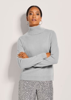 Kaschmirpullover mit Rollkragen thumbnail 1