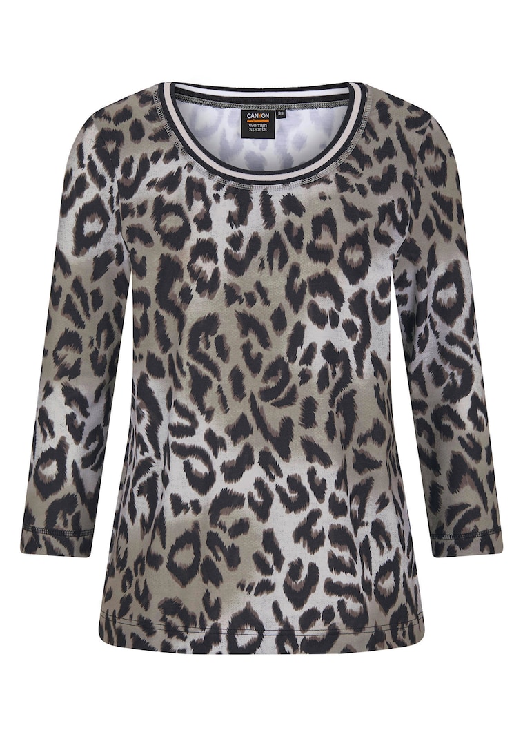 Shirt mit Leo Print