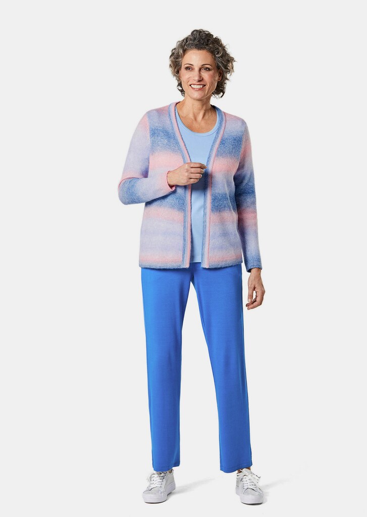 Verschlussloser, leichter Strickcardigan