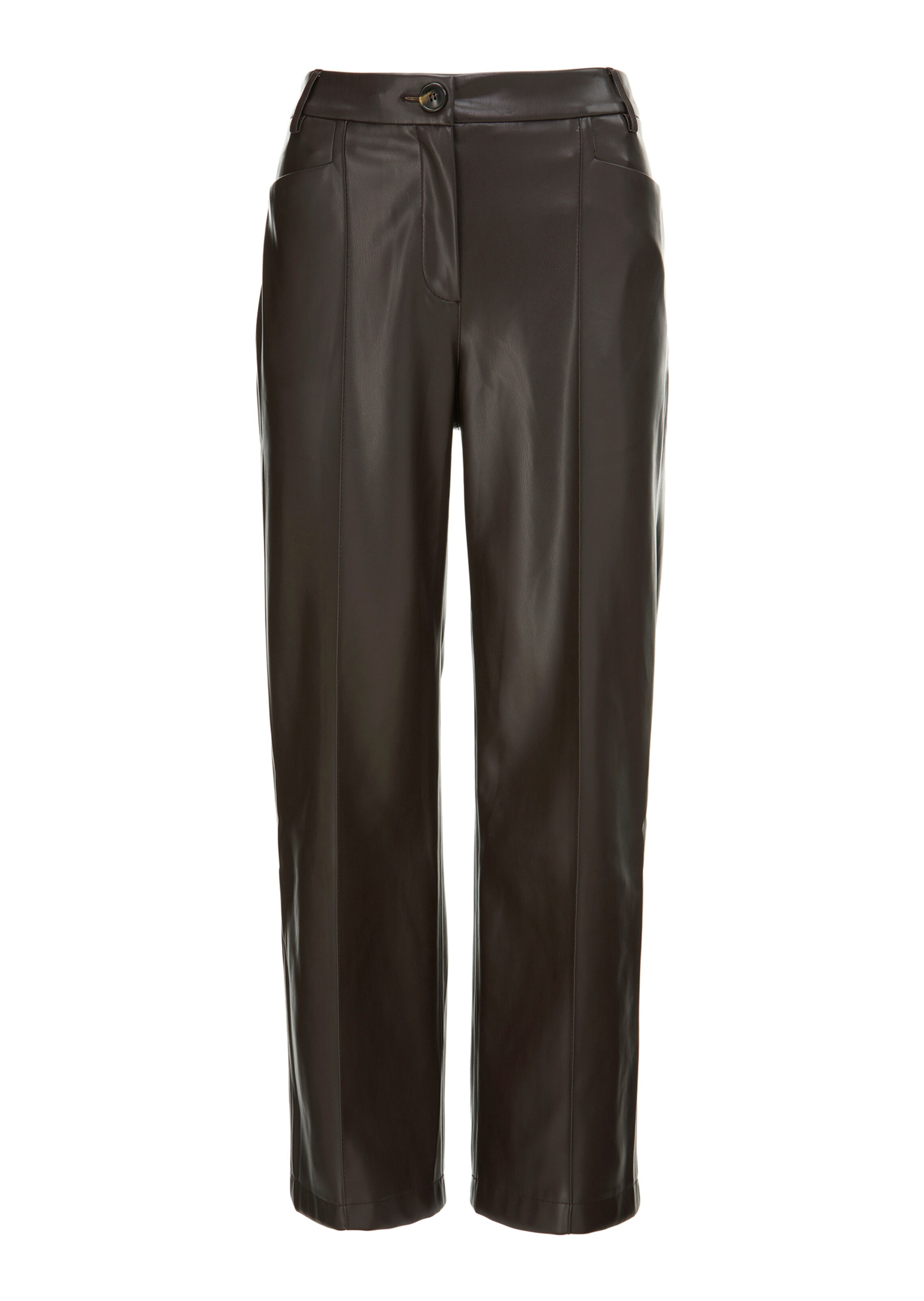7/8 culottes in a sophisticated leather look
