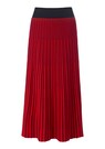 Flared knitted skirt in a striped look thumbnail 6