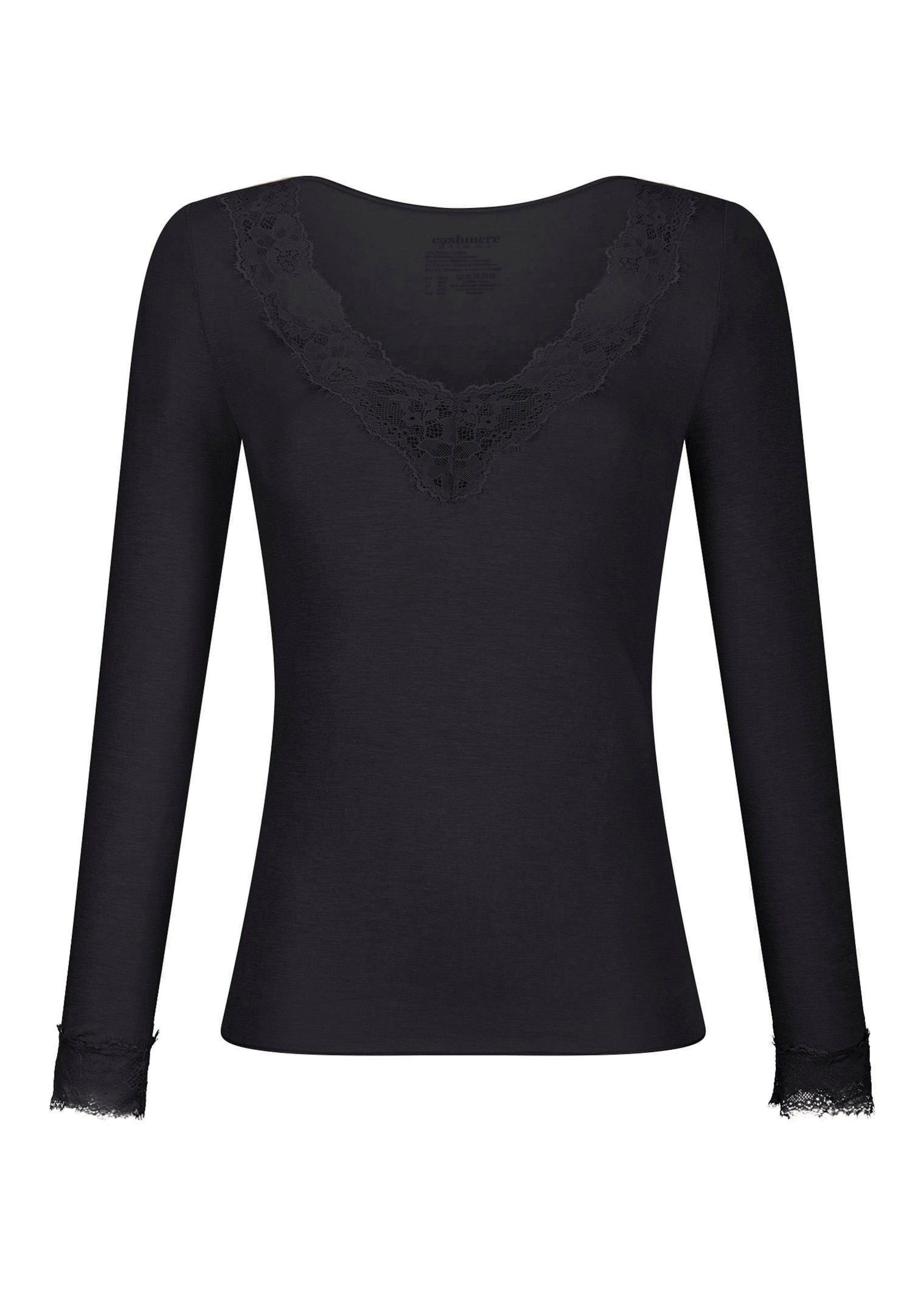 Shirt met lange mouwen en kant