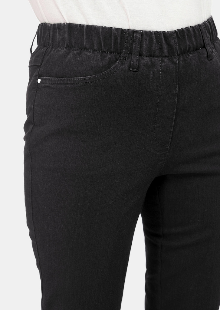 Klassieke jeans LOUISA met elastische tailleband 4