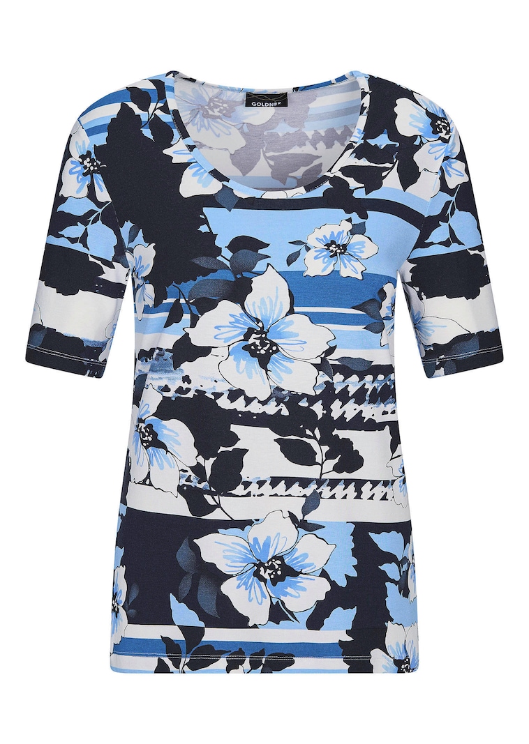 T-shirt en jersey avec motif floral