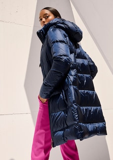 Daunen-Steppjacke mit Kapuze thumbnail 7