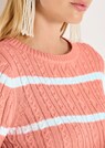 Pull à motif torsadé thumbnail 5