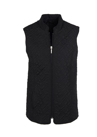 schwarz Licht gewatteerd vest