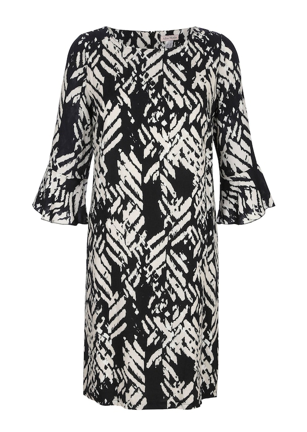 Kleid mit grafischem Druck 2
