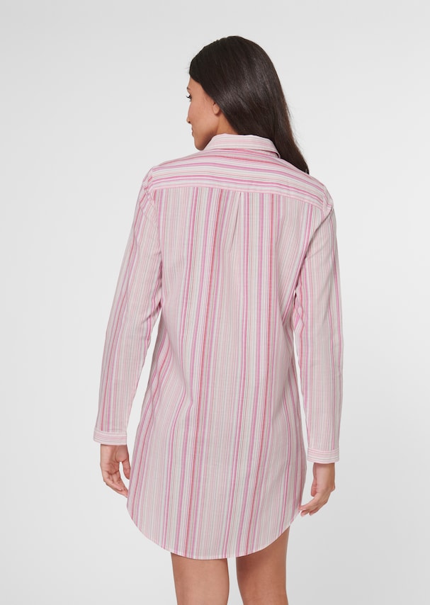 Sleepshirt with woven stripes 2