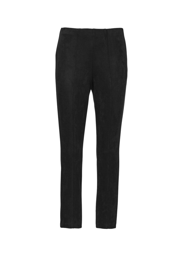 Moderne Leggings in trendigem Velourslederimitat 5