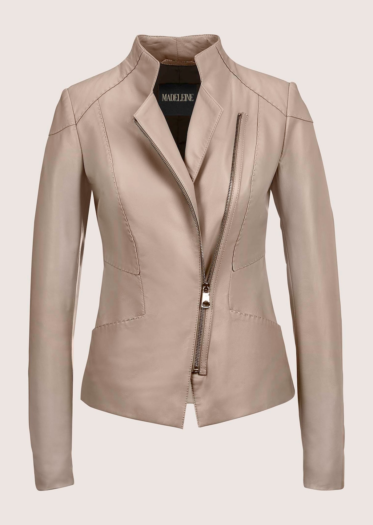 Veste. Cuir nappa d'agneau