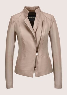 Leather jacket in lamb nappa thumbnail 1