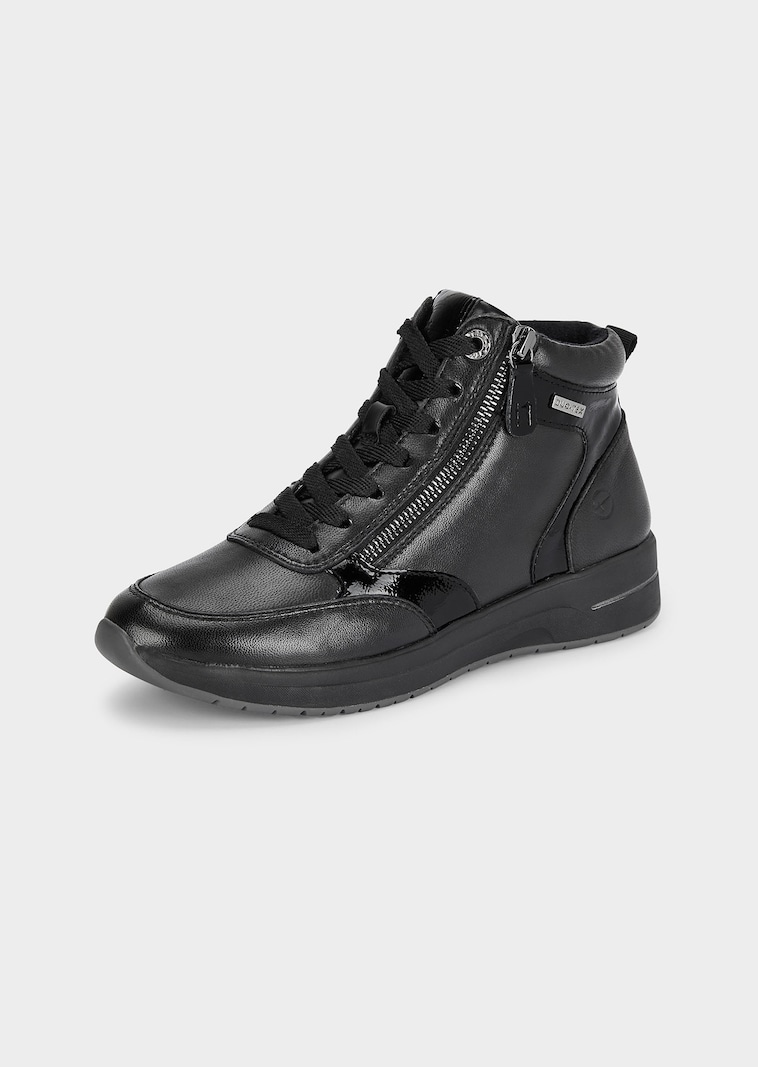 Enkellaarsjes met veter- en ritssluiting