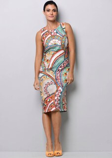 Kleid mit allover Druck thumbnail 2