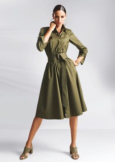 Shirt dress with belt thumbnail 2