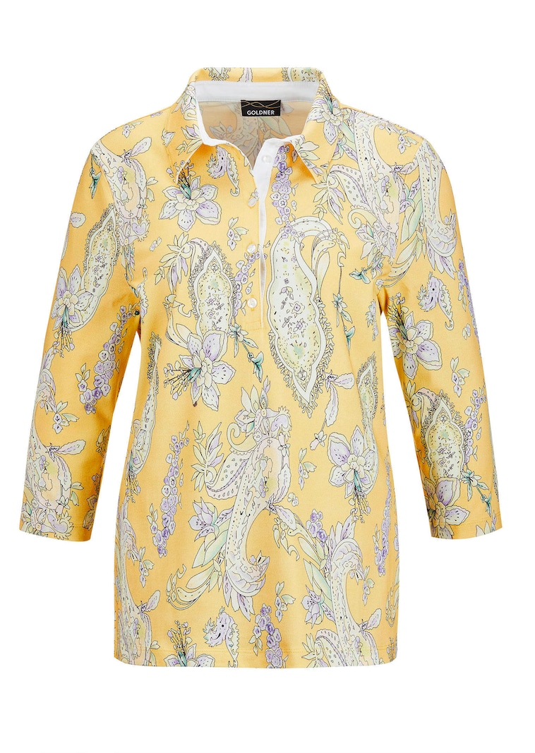 Polo au motif cachemire