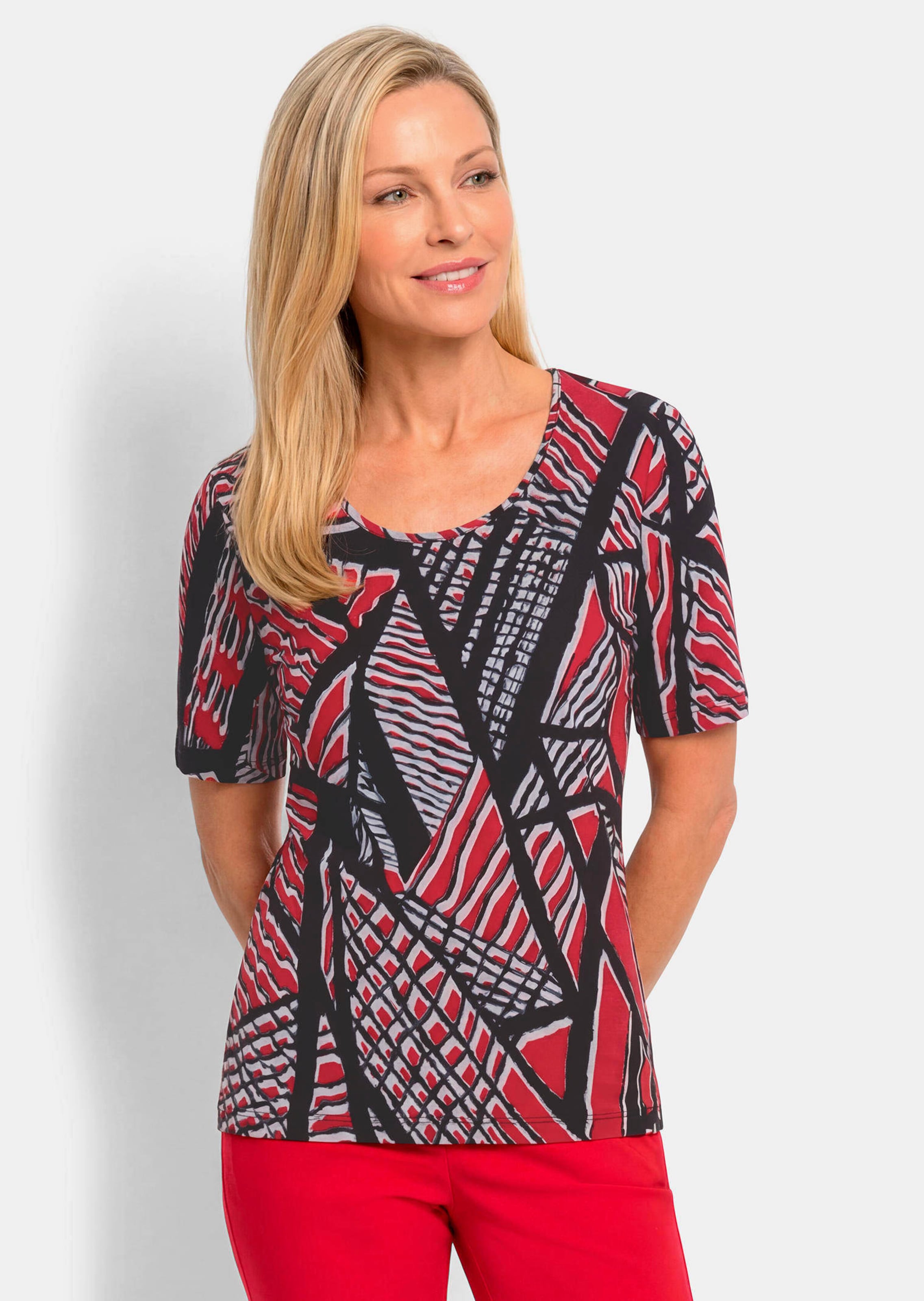 Katoenen shirt met grafische print