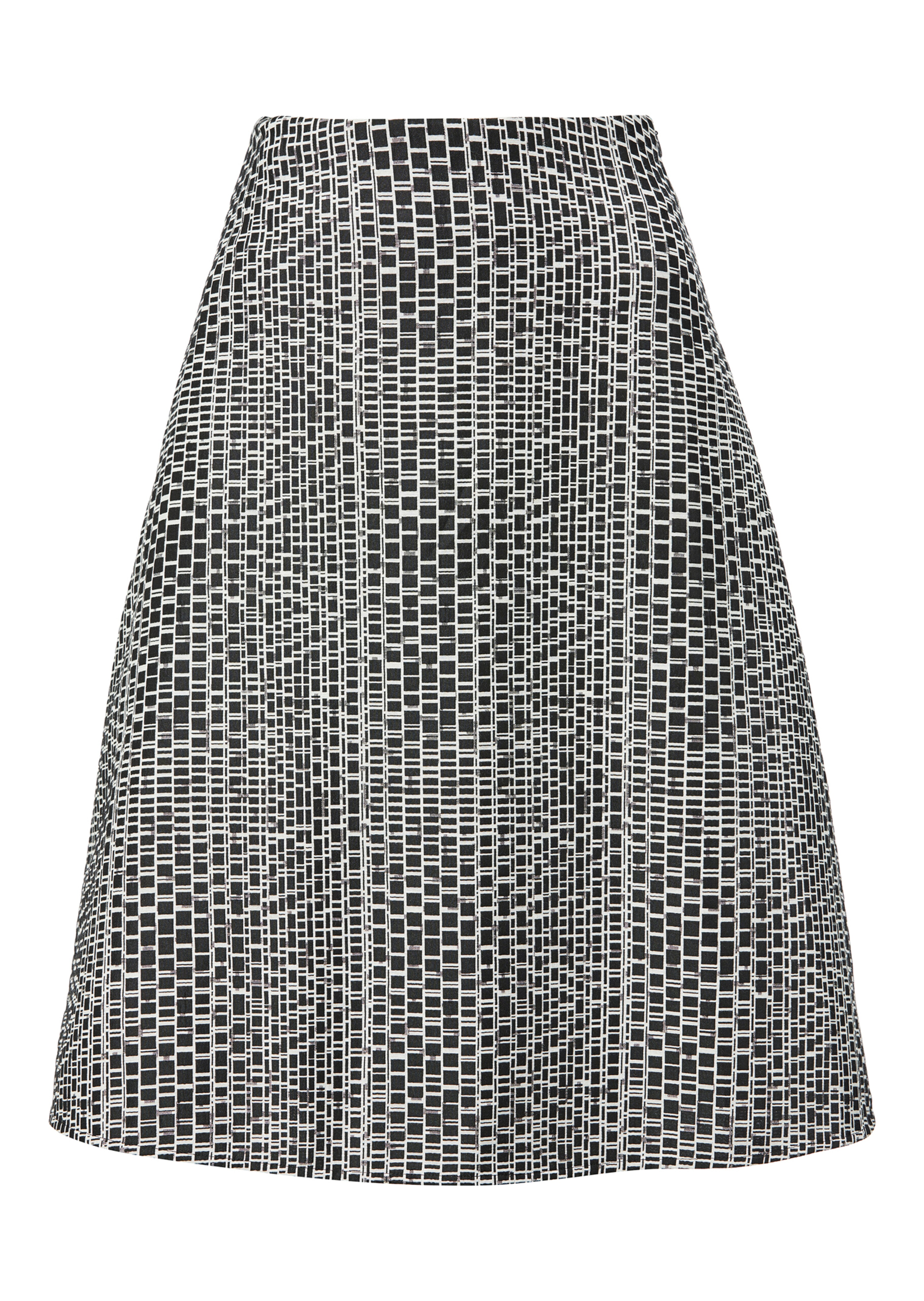 Ausgestellter Jacquard-Rock
