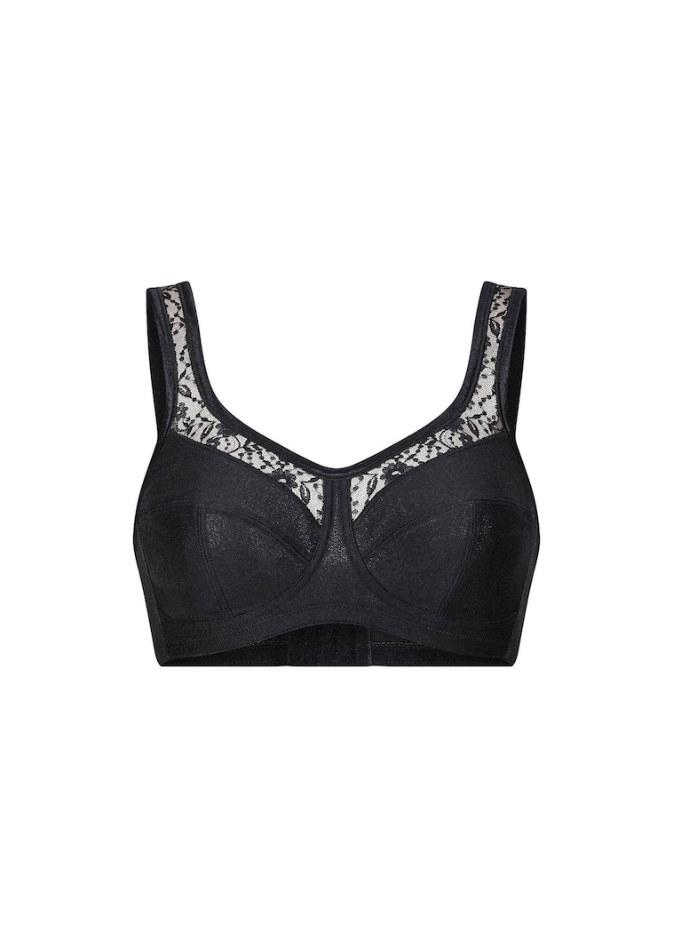 Soutien-gorge sans armatures avec mesh et dentelle