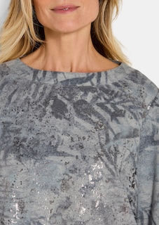 Sweatshirt in Metallic-Optik thumbnail 5