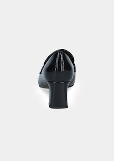 Leder-Pumps mit elegantem Blockabsatz thumbnail 2