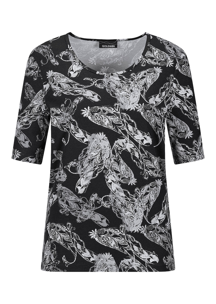 T-shirt agrémenté d’ornements floraux