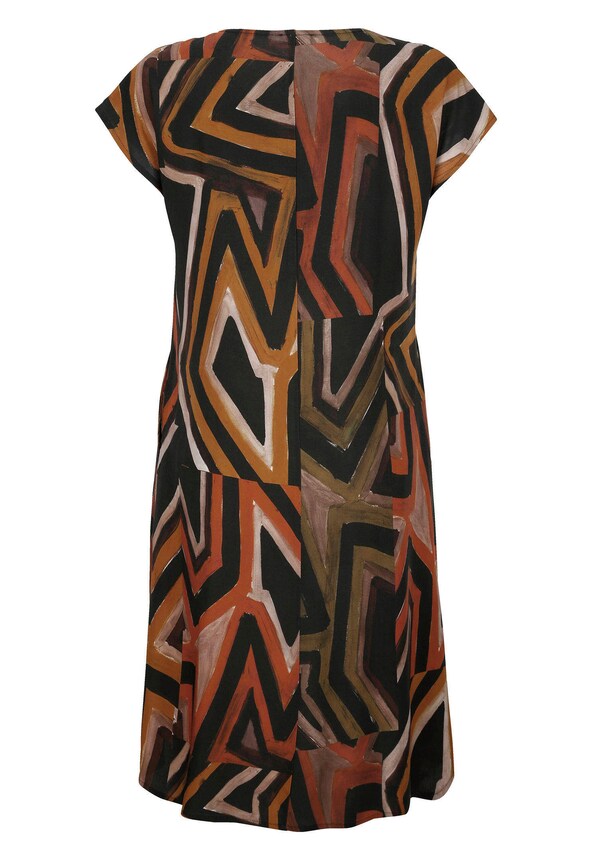 Kleid mit Ethnodruckdessin 6