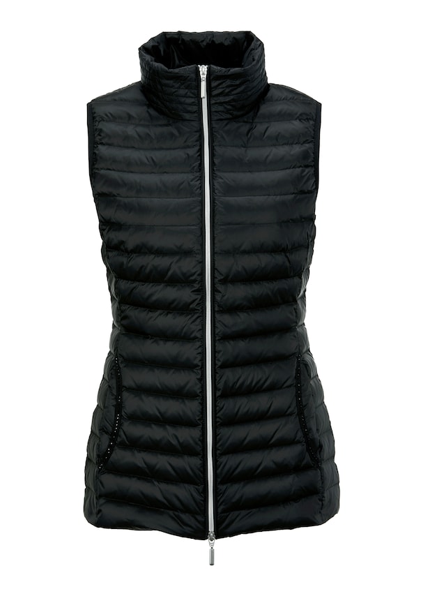 Quilted waistcoat with warming padding