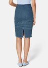 Denim skirt with fringes thumbnail 3
