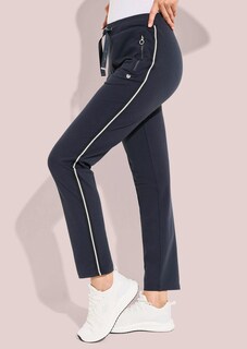 Freizeithose mit Glanzstreifen thumbnail 3