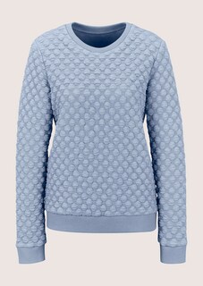 Sweatshirt mit Cloqué-Struktur thumbnail 6