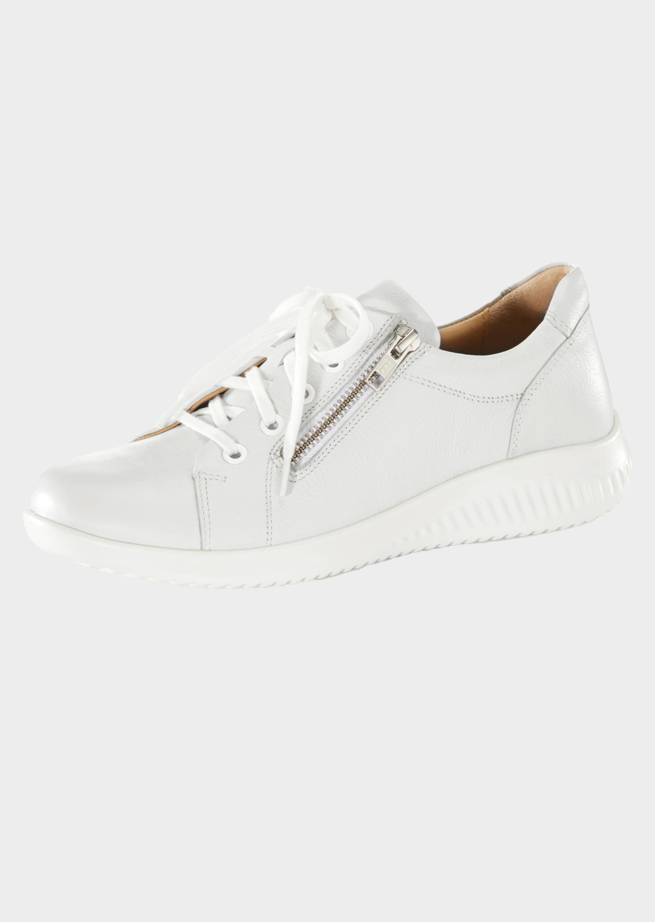 Chaussures basses en cuir - crème - Gr. 42 de Goldner Fashion