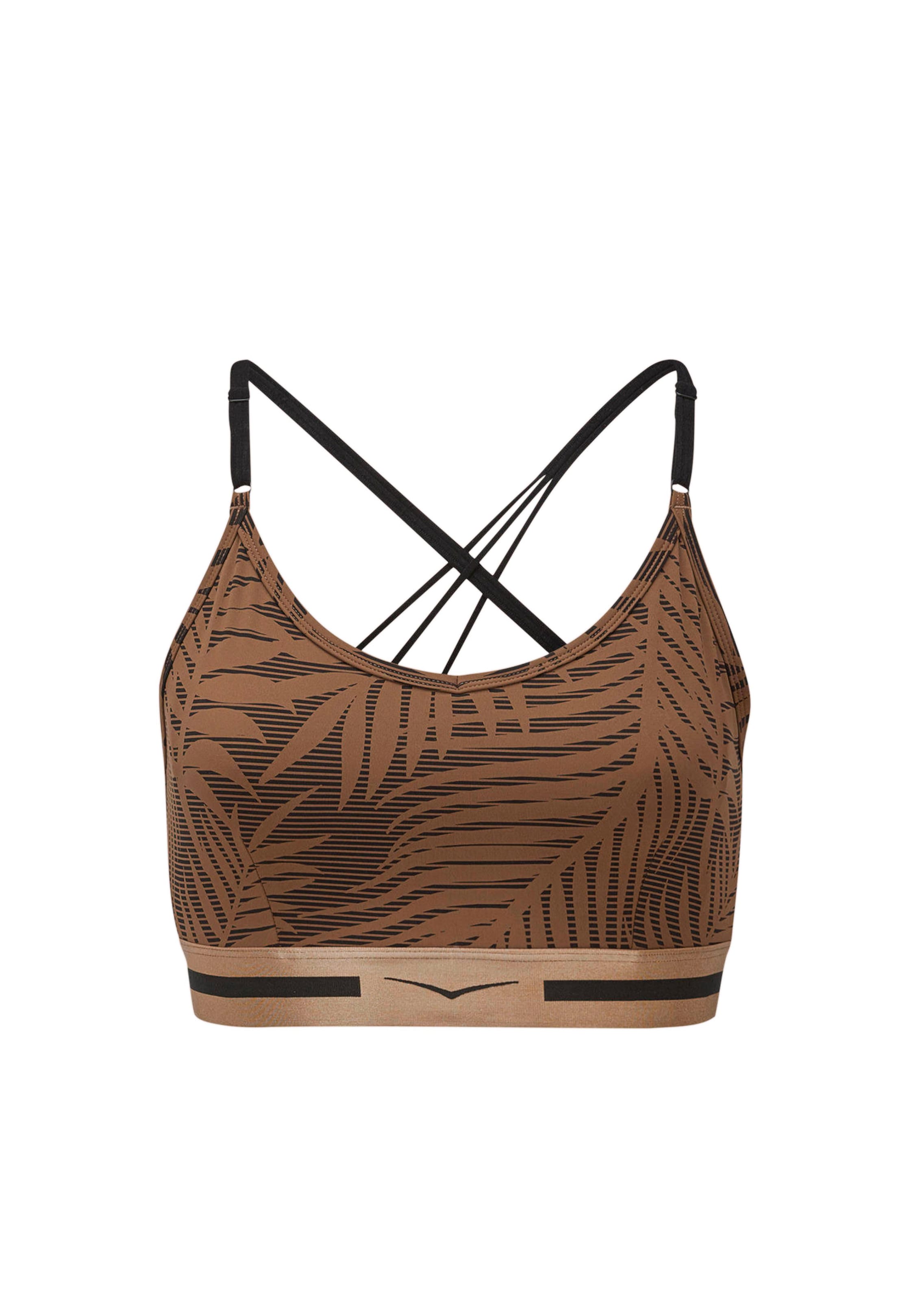 Sport-Bustier mit Meshfutter