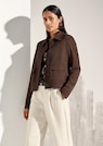 Leichter Jerseyblazer mit Waffeloptik thumbnail 7