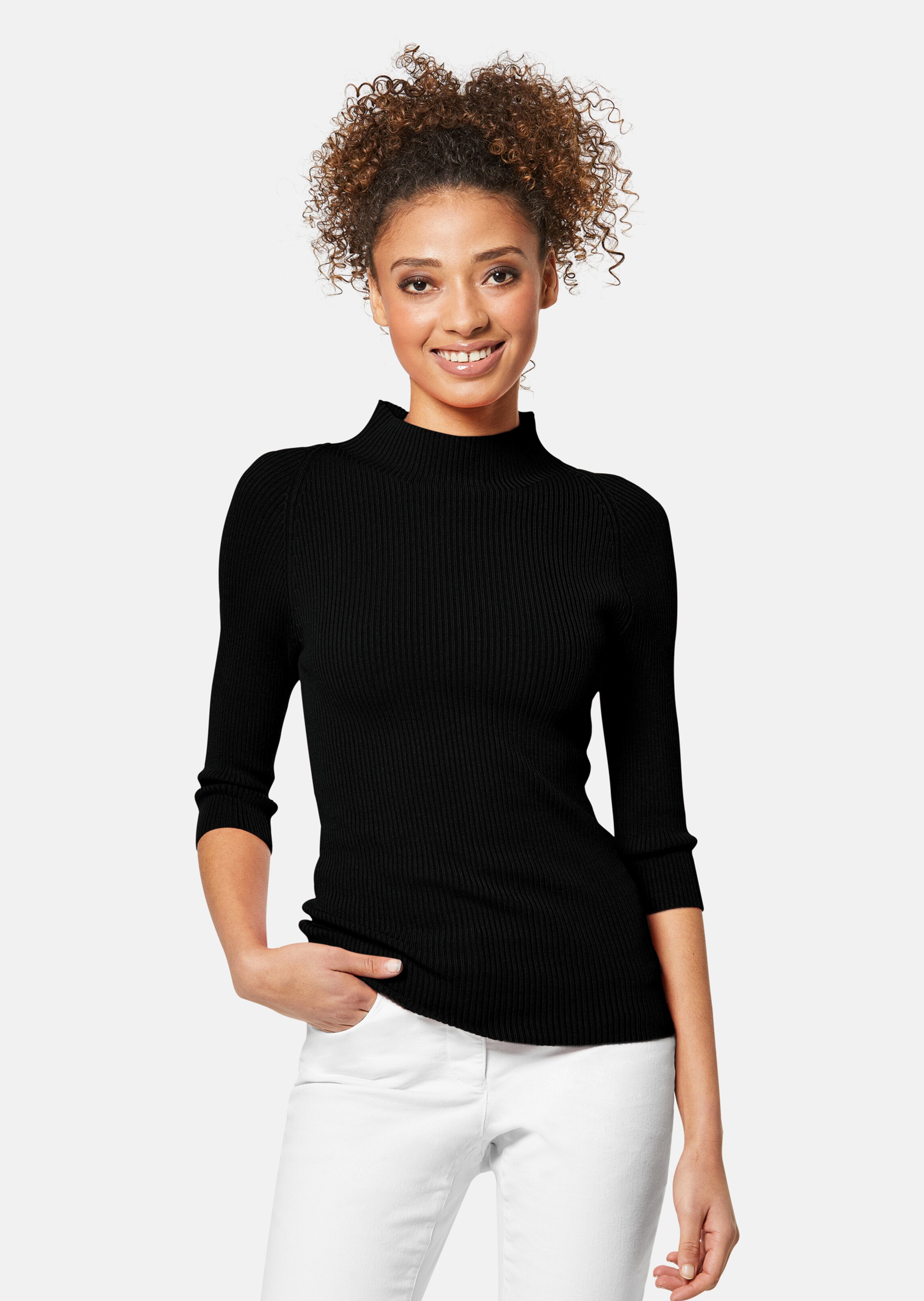 Stehkragenpullover