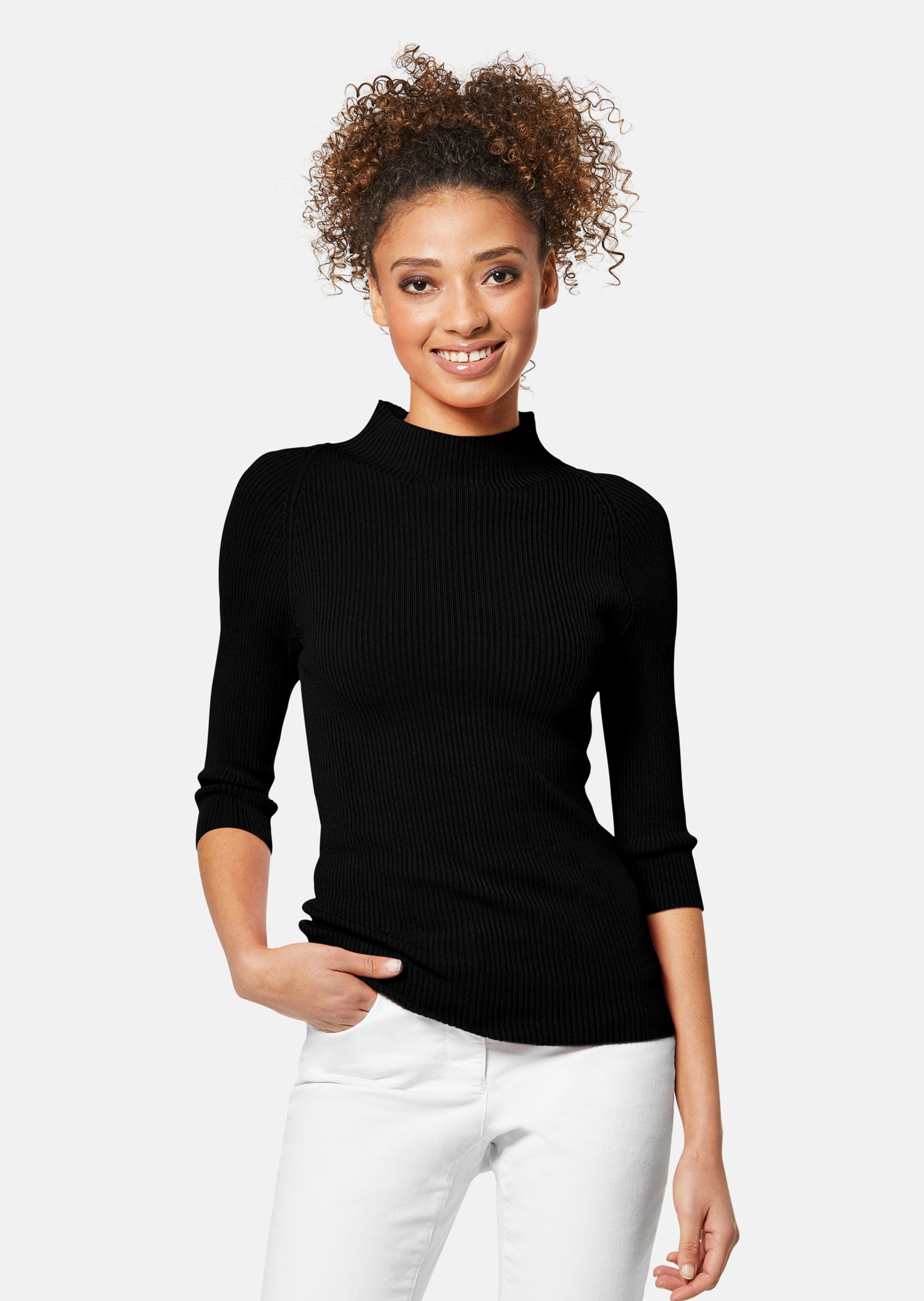 Stehkragenpullover
