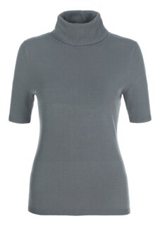 Rollkragenpullover mit kurzem Arm thumbnail 1